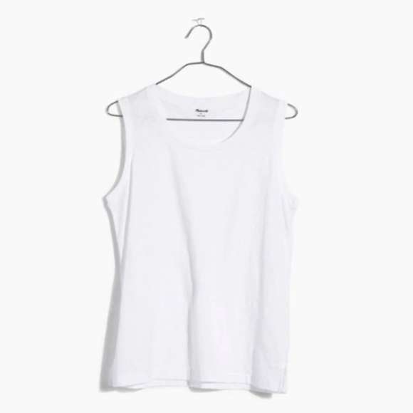 Madewell White Tank Top - Picture 1 of 4